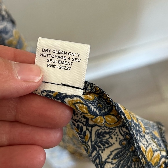 MISA Los Angeles Carolina Dress Floral Short Flutter Sleeve True Wrap Midi Dress - Picture 12 of 12